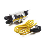 Round custom ignition coil kit, 6v. Chrome