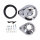 S&S, teardrop air cleaner assembly. Chrome