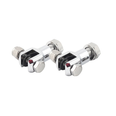Passenger foot peg stud assembly. Chrome