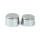 Front axle nut cap kit. Chrome