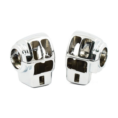Switch housing set. Chrome