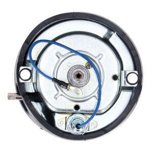 FL speedometer, 41-45 face, silver/black. 2:1 mph