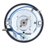 FL speedometer, 46-47 face, silver/black. 1:1 mph