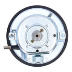 FL speedometer, 68-72 face, black/silver. 2:1 mph