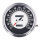 FL speedometer, 68-72 face, black/silver. 2:1 mph