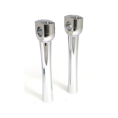 Dighton 8" domed risers. Chrome