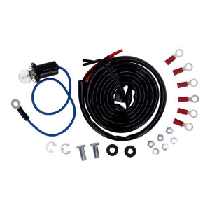 FL speedo/tachometer, 73-84 face, black. 2:1 kmh