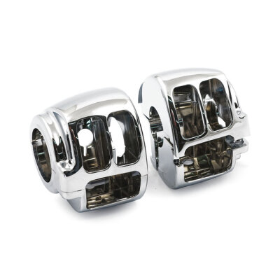 Switch housing set. Chrome