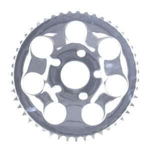 REAR SPROCKET, CHROME. 47T