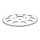 Rear sprocket, chrome. 46t
