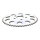 Rear sprocket, zinc. 46t