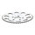 Rear sprocket, zinc. 46t