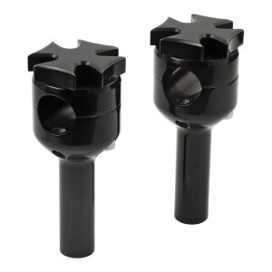 Maltese riser set. 4" rise. Black