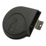 Marine horn, with ABS snail shell cover. Black