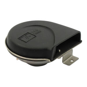 Marine horn, with ABS snail shell cover. Black