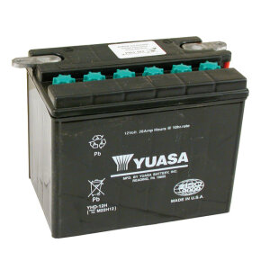 Yuasa, 12V lead-acid battery. 28Ah inkl. 7,50 Euro Batteriepfand