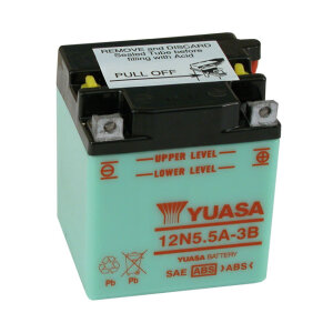 Yuasa, 12V lead-acid battery. 5.5Ah inkl. 7,50 Euro...