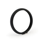 Bates style headlamp trim ring. 4-1/2". Black wrinkle