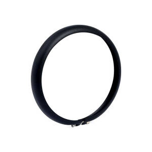 Late style spotlamp trim ring. 4.5". Black wrinkle
