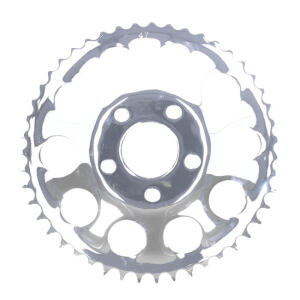Rear sprocket, chrome. 47t