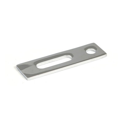 Universal exhaust mount bracket. 3" long, 2 holes