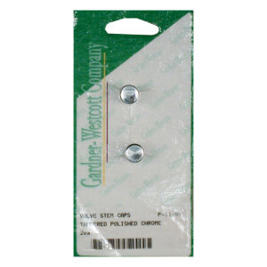 Tapered valve stem cap. chrome