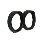 Recessed trim rings with visor. turn signals. Black wrinkle