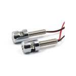 License plate light, LED. Chrome