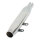 Paughco, Replacement muffler. Tapered. Chrome