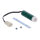 Dynatek, custom shift light. Green anodized