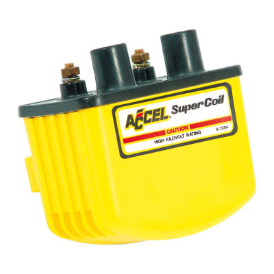 Accel, single fire super coil yellow, 12V / 3 Ohm