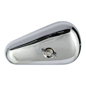 Paughco, teardrop early tool box smooth. Chrome