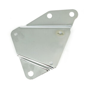 Tool box mounting bracket kit. Chrome
