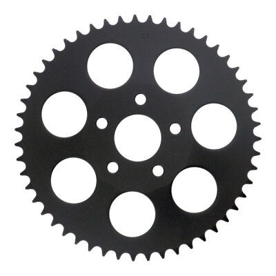 REAR SPROCKET, BLACK. 51T