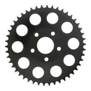 Rear sprocket, black. 46t