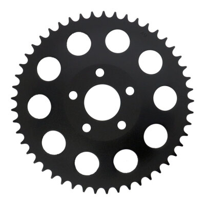 Rear sprocket, black. 49t