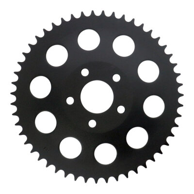 Rear sprocket, black. 51t