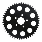REAR SPROCKET, BLACK. 49T