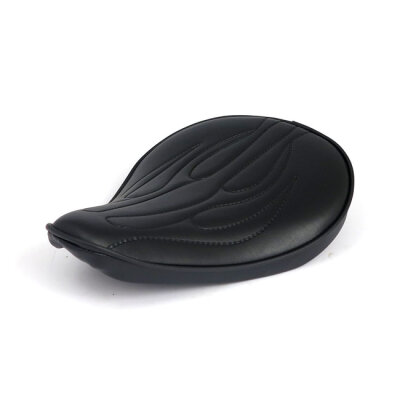 Fitzz, custom solo seat. Black flame. Small. 4cm thick
