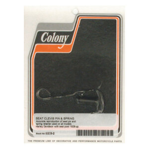 Colony, solo seat clevis pin and spring kit