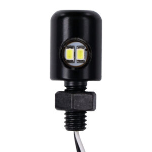 License plate light, LED. Black