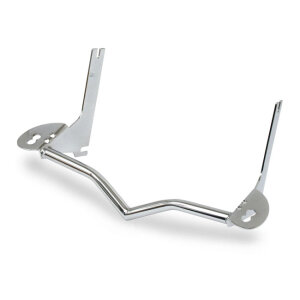 V-bracket spotlamp/passing lamp mounting bar. Chrome