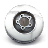 BRAKE DRUM FRONT, CHROME PLATED