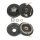 Front brake drum kit, black
