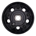 Custom Star hub, for OEM axle. Black with chrome star