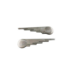 Saddlebag trim, spped ball wings. Stainless