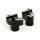 OEM type style risers, non threaded. 1-3/4" rise. Black