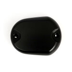 Handlebar master brake cylinder cover. Black