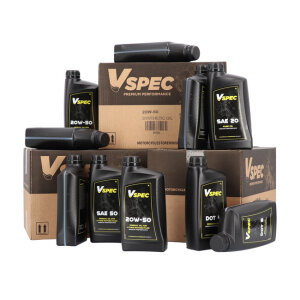 Vspec, SAE 50 (Mineral) motor oil. 1 liter bottle.