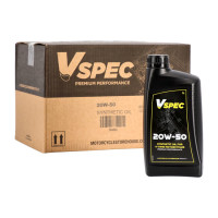 Vspec, 20W50 Full Synthetic motor oil. 1 liter bottle.